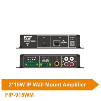Amplifier IP treo tường 2*15W FIP-915WM