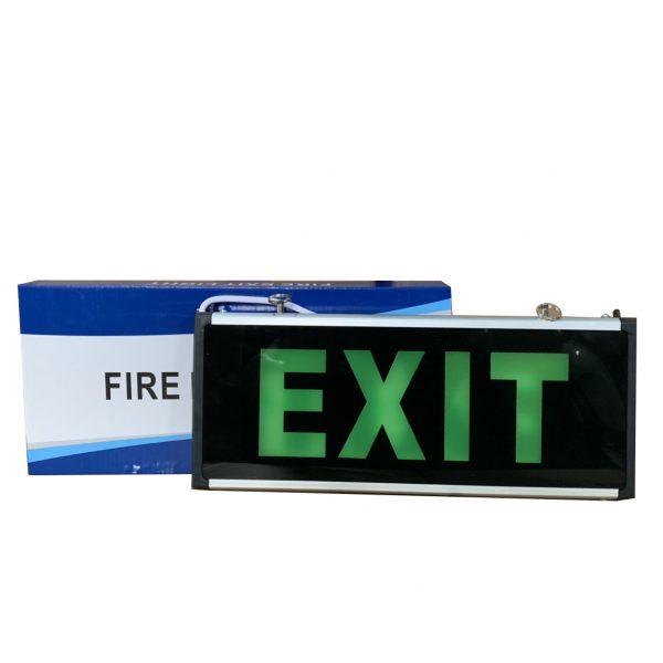 Đèn Exit 2 mặt không chỉ hướng AED